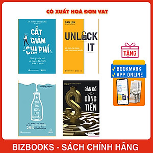 Bộ 4 Cuốn Sách: Tối Đa Hoá Lợi Nhuận, Bản Đồ Về Dòng Tiền, Mở Khóa Tài Chính và Cắt Giảm Chi Phí - Quản Lý Kiểm Soát Và Chuyển Đổi Phí Thành Lợi Nhuận