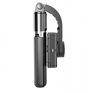 Gậy chụp hình selfie quay phim chống rung kiêm tripod đa năng 2 in 1 kèm remote bluetooth không dây hiệu HOTCASE Gimbal Stablizer L08 hỗ trợ nhiều mức thay đổi độ dài, tripod 3 chân chắc chắn, xoay 360 độ - Hàng nhập khẩu