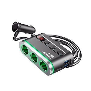 VIETMAP VM52 - Bộ chia sạc ô tô đa năng - Sạc nhanh Quick Charge QC 3.0 - Hàng chính hãng