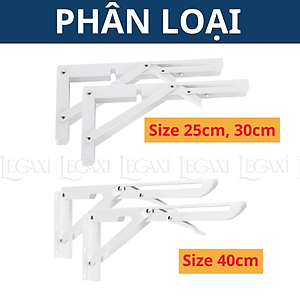 Giá Đỡ Bản Lề Gập, Giá Ke Góc Gập Đỡ Bàn Chữ K Gấp Gọn Treo Tường Pát Ke Đỡ Khay Kệ Nhà Bếp Phòng Khách Legaxi