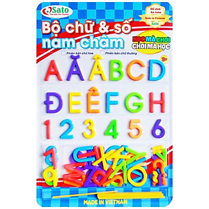 Bộ Chữ Và Số Nam Châm Anto - Chữ Hoa 93