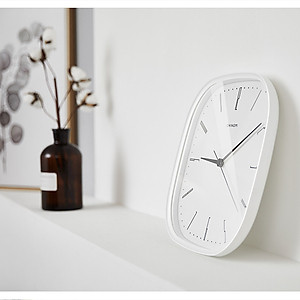 Đồng hồ treo tường Xiaomi Mijia aigo Im lặng Chính xác Phong cách thiết kế đơn giản Đồng hồ trắng cho trang trí nội thất trang trại