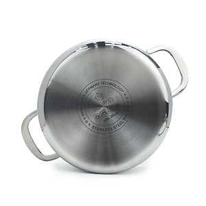 Nồi Inox 3 lớp đúc liền khối Kalpen Kazler 20cm dung tích 3.7L hàng Đức - Hàng chính hãng