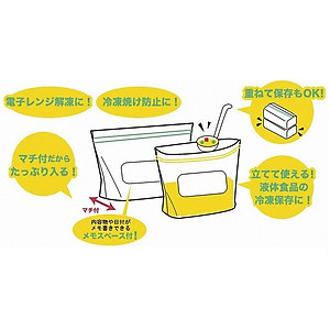 Combo 2 set túi Zip đựng & bảo quản thực phẩm - nội địa Nhật Bản ( 16 chiếc size M + 12 chiếc size L)