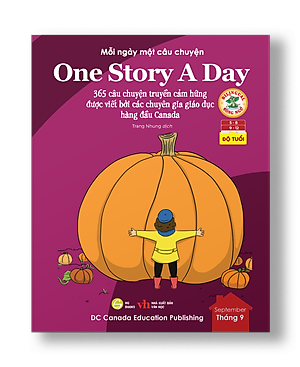 One Story A Day - Sách song ngữ cho bé, 12 cuốn truyện - 365 câu chuyện phát triển trí tuệ và nuôi dưỡng tâm hồn - Tặng kèm file nghe & note từng vựng