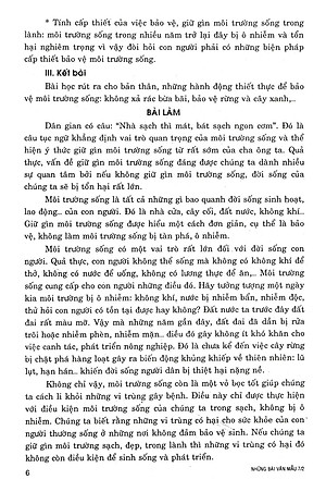 Sách Những Bài Văn Mẫu 7 - Tập 2