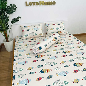 Ra chống thấm không sột soạt, không nóng, không bí hơi vải Cotton mềm mại LoveMama