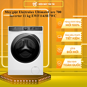 Máy giặt Electrolux UltimateCare 700 Inverter 11 kg EWF1143R7WC - HÀNG CHÍNH HÃNG - CHỈ GIAO HCM
