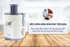 Máy Ép Trái Cây Philips HR1811 (300W) - Trắng Xanh - Hàng chính hãng
