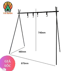  Giá Treo Đồ Tiện Lợi Thiết Kế 4 Móc dùng Cho Du Lịch Dã Ngoại Cắm Trại NatureHike NH19BJ082