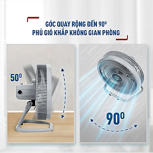 Quạt sàn Tefal Turbo Silence Plus VH686790 - Hàng chính hãng