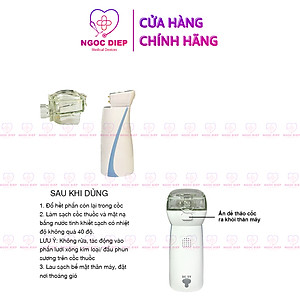 Máy xông khí dung cầm tay OROMI LT-N200/LT-N210 - Xông mũi họng siêu âm không tiếng ồn cao cấp