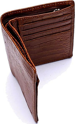 Ví nam da bò vân cá sấu Huy Hoàng kiểu đứng nhiều màu HT2119-20-21