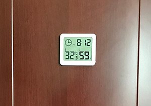 Đồng hồ đo nhiệt độ, độ ẩm màn hình LCD ( Sử dụng trong phòng ngủ, phòng làm việc, xe hơi, văn phòng ....  )