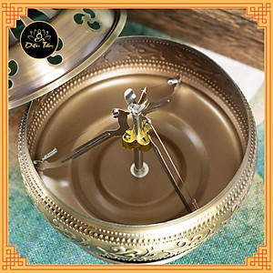 Lư xông trầm hương nhang trầm vòng đồ thờ cúng Diệu Tâm