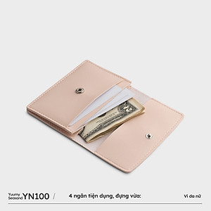 Ví Yuumy ( Thời trang nữ dáng ngắn nắp gập - Ví da Seasand YV100 )