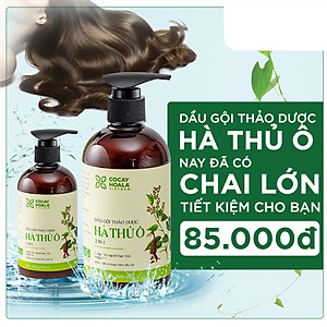 Dầu Gội Hà Thủ Ô 2in1 Dành Riêng Cho TÓC BẠC Và RỤNG TÓC Cocayhoala Chai Lớn 450g Tiết Kiệm Hơn 1,5 lần
