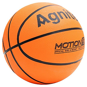 Bóng rổ cao su Agnite cỡ số 5 - Thể thao vận động tập luyện thi đấu trong nhà và ngoài trời - Phù hợp cho cả trẻ em - Màu cam - Hàng chĩnh hãng - F1102