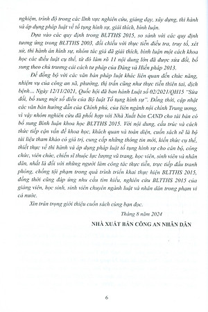 Bình Luận Khoa Học Bộ Luật Tố Tụng Hình Sự Năm 2015 Sửa Đổi, Bổ Sung Năm 2021 (Tái bản có sửa chữa, bổ sung lần thứ ba) - LS. ThS. Phạm Thanh Bình, TS. Nguyễn Mai Bộ, PGS. TS. Nguyễn Ngọc Hà, PGS. TS. Đỗ Thị Phượng, PGS. TS. Trần Văn Luyện 