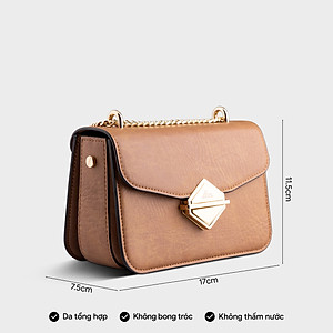 Túi Lata ( Thời trang nữ đi chơi size 17 - Túi đeo chéo da HN97 )