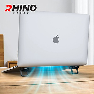 Kệ đỡ Laptop gắn máy Rhino KL901 Tiện lợi, nhỏ gọn, dễ dàng mang theo, siêu bền, kê cao lên tới 12 độ - Hàng chính hãng