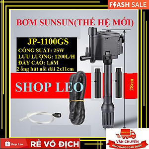 Bơm bể cá SUNSUN đa năng (Bơm chìm bể cá có lọc váng, hút đáy, thổi luồng ,Tạo ôxy)  - lọc hồ cá cảnh