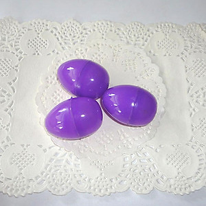 Trứng Phục Sinh Bằng Nhựa Đầy Màu Sắc (6CM)(12 Cái)
