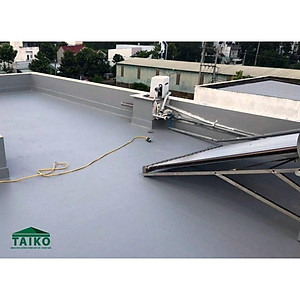 10 Kg Keo Sơn Chống Thấm Sàn TAIKO NITTON (Gốc Acrylic) -  Chống Thấm Lộ Thiên, Sàn Mái, Máng Xối, Ban Công, Lô Gia Tặng Kèm Vải Kết Cấu/Hiệu Quả Hơn Khi Pha Xi Măng