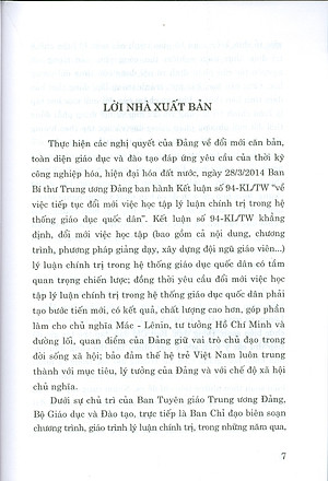 Combo 4 cuốn Giáo Trình Dành Cho Bậc Đại Học Hệ Không Chuyên Lý Luận Chính Trị: Giáo Trình Kinh Tế Chính Trị Mác – Lênin + Giáo Trình Lịch Sử Đảng Cộng Sản Việt Nam + Giáo Trình Chủ Nghĩa Xã Hội Khoa Học + Giáo Trình Tư Tưởng Hồ Chí Minh