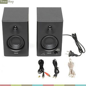 Edifier MR4 - Loa Kiểm Âm Công Suất 42W, Kết Nối TRS/RCA/AUX Cho Phòng Thu - Hàng chính hãng