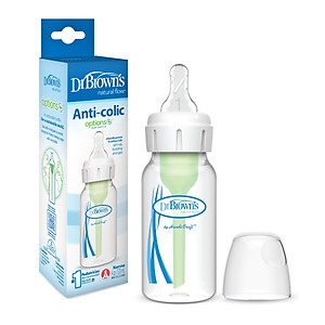 Bình Sữa Nhựa PP Cổ Thường Dr.Brown's Options (120ml) 