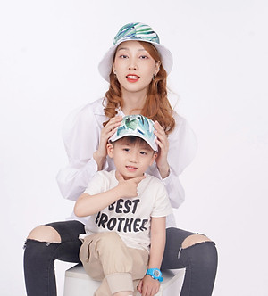 Nón Kết Trẻ Em Dương Sỉ Duy Ngọc Cao Cấp - BST "Cảm Hứng Mùa Xuân", SIZE 54 dành cho bé từ 8 tuổi đến 13 tuổi, hàng chính hãng, chất liệu Linen chống nắng hiệu quả, UNISEX (0109)