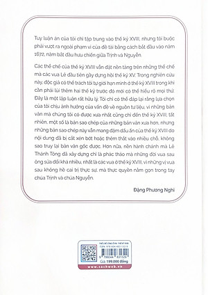 Sách Thể chế công ở Việt Nam Thế kỷ XVIII (Bìa mềm)