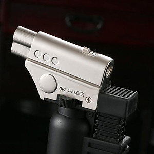 Vỏ Hột Quẹt Bật Lửa khò 1 tia cực mạnh để bàn Honest BCZ-500, có 2 chế độ lửa điều chỉnh dễ dàng