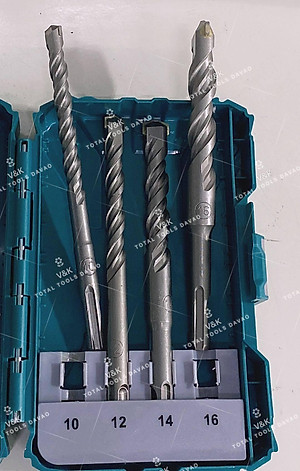 BỘ MŨI KHOAN BÊ TÔNG GÀI 9 CHI TIẾT 5-16MM TOTAL TACSDL30901