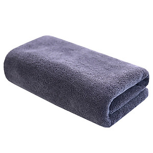 Khăn lau xe ô tô đa năng microfiber xám không để lại bụi vải, không để lại vệt nước, khổ to, không phai màu TÂM LUÂN Chổi lau tẩm dầu - Hàng chính hãng