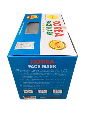 Combo 4 hộp khẩu trang y tế korea, bốn lớp (tương đương 200 chiếc)