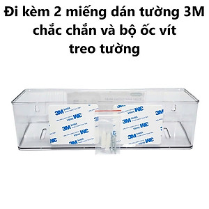 Khay dán tường trong HOKORI nhựa VIỆT NHẬT cao cấp - Đựng gia vị, đồ phòng tắm, khách, ngủ - Hàng Việt Nam