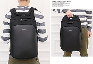 Ba lô nam thời trang đa năng tích hợp chế độ chống trộm cao cấp + sạc USB tiện dụng và siêu chống thấm nước(15,6")