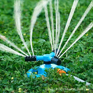 Vòi Phun Nước Quay 360 Độ Tưới Cây Bằng Nhữa Tự Động Phun Xa Lên 5 8m Tiện Lợi - Hàng chính hãng