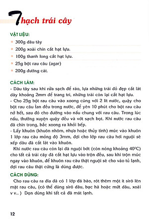 Sách Các Món Giải Nhiệt Được Nhiều Người Ưa Thích