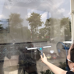 Bộ dụng cụ lau kính cán dài 1,2m Kitimop-A1 dùng làm sạch cửa kính cao dưới 3m - Hàng chuyên dụng nhập khẩu