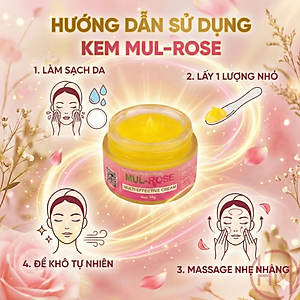 Kem nghệ đa năng Mulrose 30g Dưỡng da, giảm mụn, mờ thâm, se khít lỗ chân lông, chàm sữa, hăm, bị bỏng, vết thương hở.. Mul Rose [Chính Hãng]