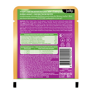 [Combo 12 Gói] Thức Ăn Cho Mèo WHISKAS 1+ years Vị Cá Ngừ, Cá Trắng 80g/Gói