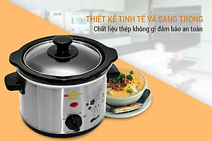 Nồi Nấu Cháo Đa Năng BBCooker BS15 (1.5L) - Hàng chính hãng
