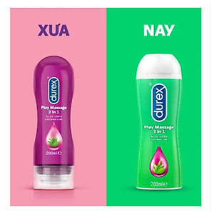 Gel bôi trơn Durex Play Massage 2in1 (Mới)