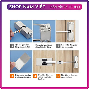 Bộ Đóng Cửa Tự Động Không Tiếng Động Có Thể Điều Chỉnh Lực