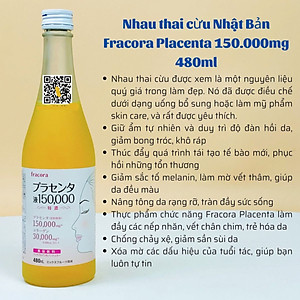 Nước Uống Đẹp Da Fracora Placenta Drink 150000mg Collagen 30000mg _Nhật Bản