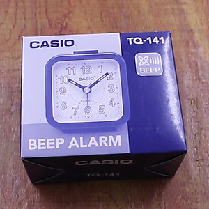 Đồng Hồ Để Bàn Casio TQ-141-1DF - Có Báo Thức  - Kích Thước ( 6.7 x 6.4 x 3.4 cm )