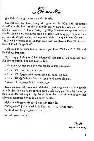 Hướng Dẫn Học Tốt Toán Lớp 7 - Tập 2 (Bám Sát SGK Cánh Diều) - HA